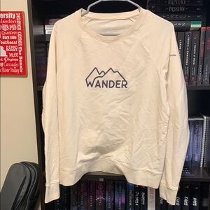 Columbia Beige Wander Graphic Sweatshirt